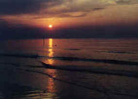 Sonnenuntergang am Fkk-Strand