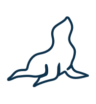 Piktogramm zum Thema: Seehunde & Kegelrobben