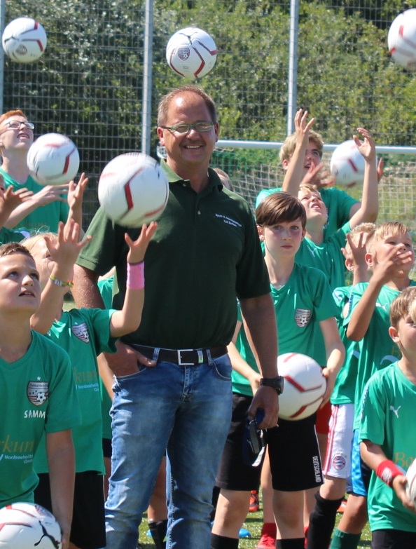 Henrik Maisch beim Fußballcamp